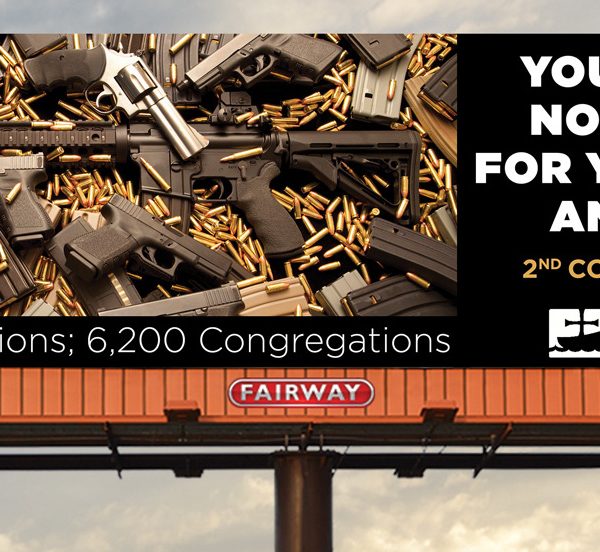 Council Posts Billboard about Gun Violence
