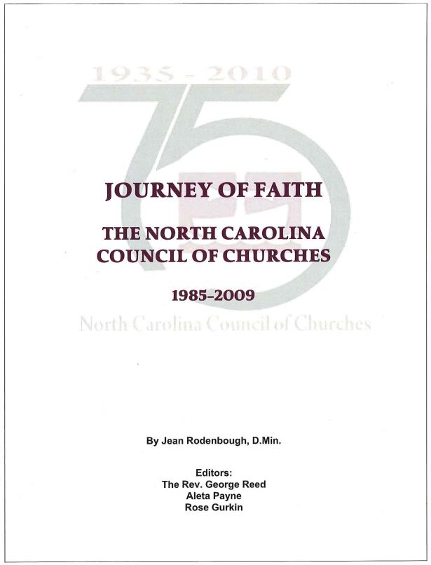 Journey of Faith: The NC Council of Churches 1985-2009